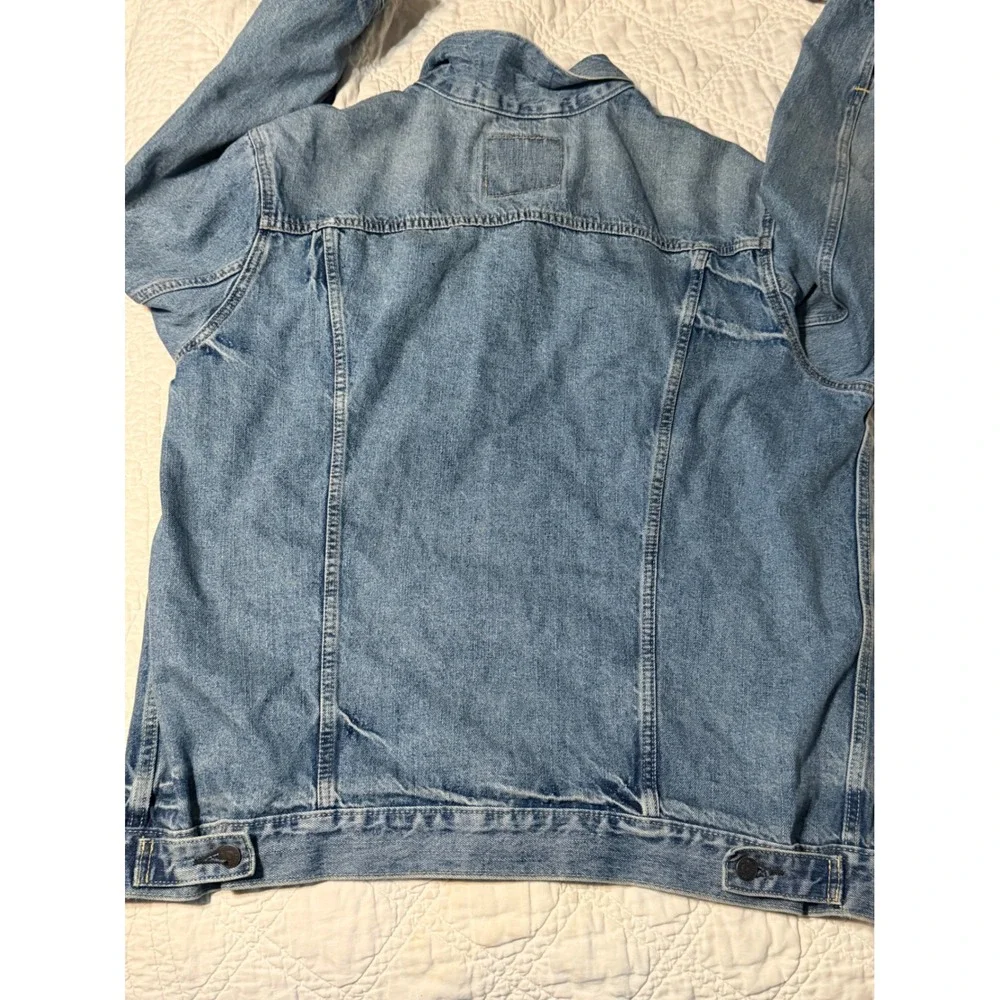 Levi's Trucker Jacket Mens 3XL Blue Light Wash Denim 72334 Button Front
